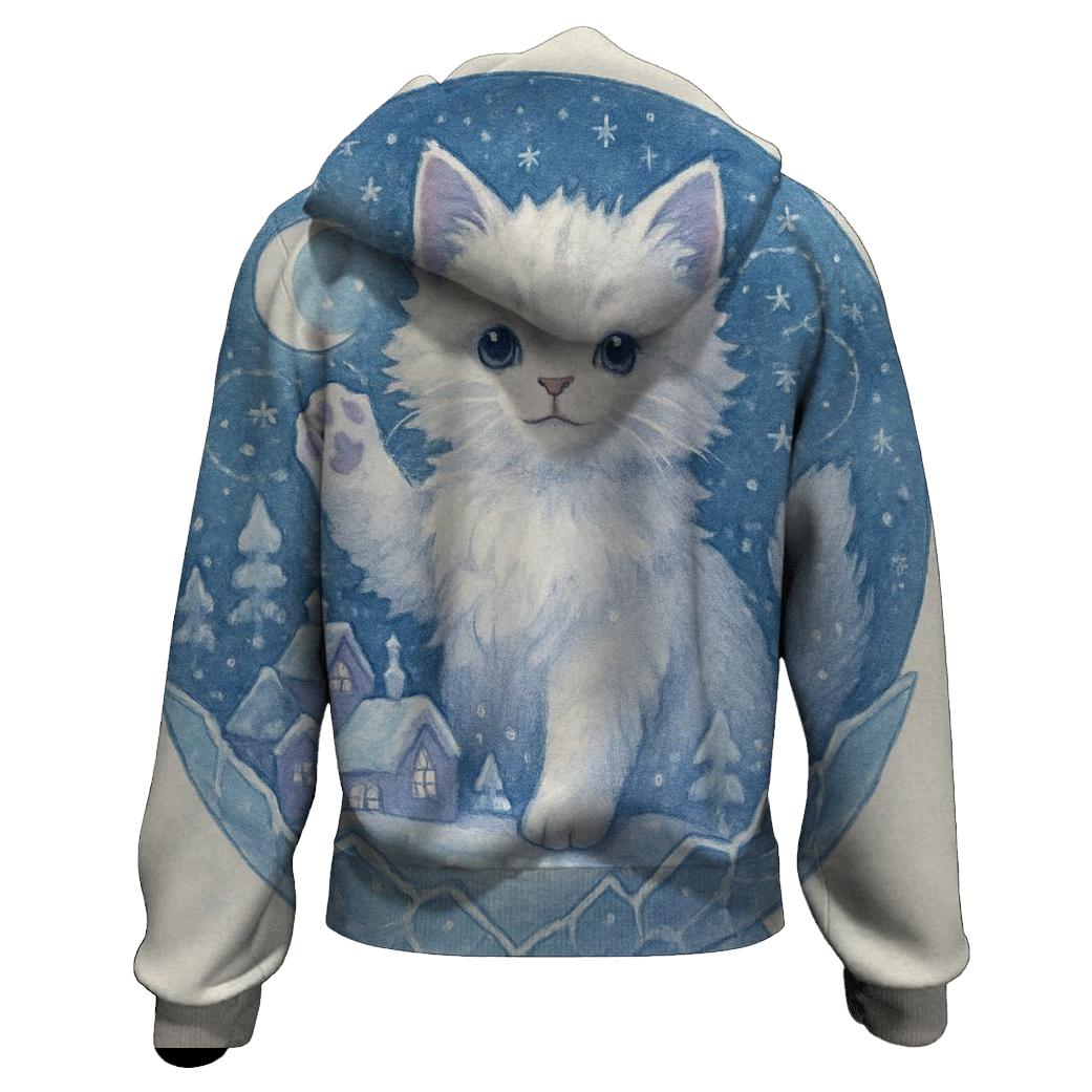 Crystal Snowglobe Cat Kingdom graphic hoodies