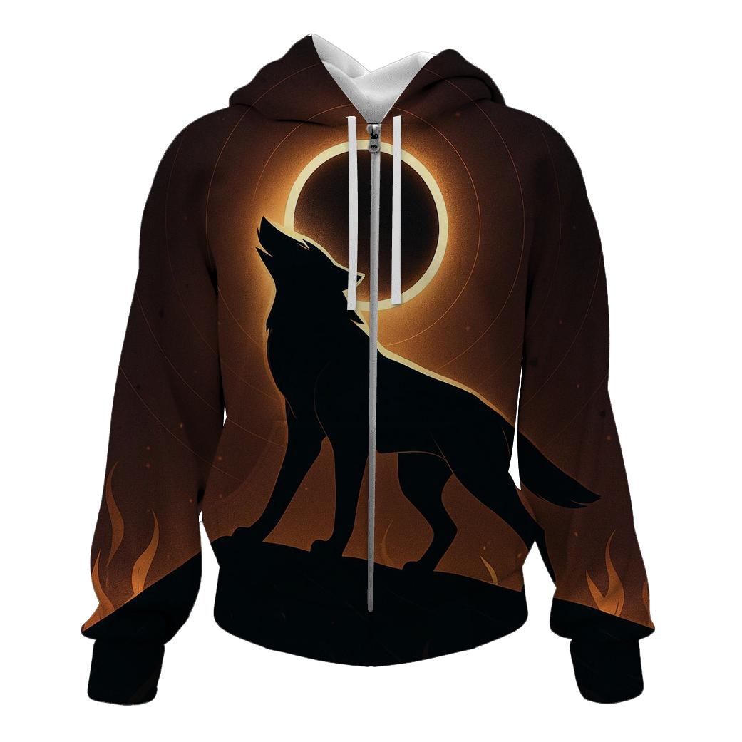 Golden Eclipse Longshadow pullover hoodies