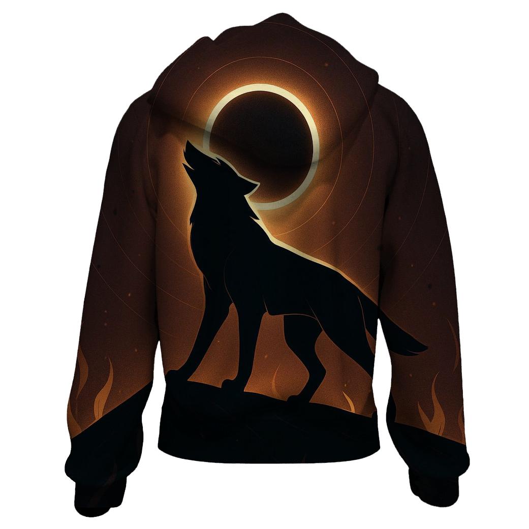 Golden Eclipse Longshadow pullover hoodies