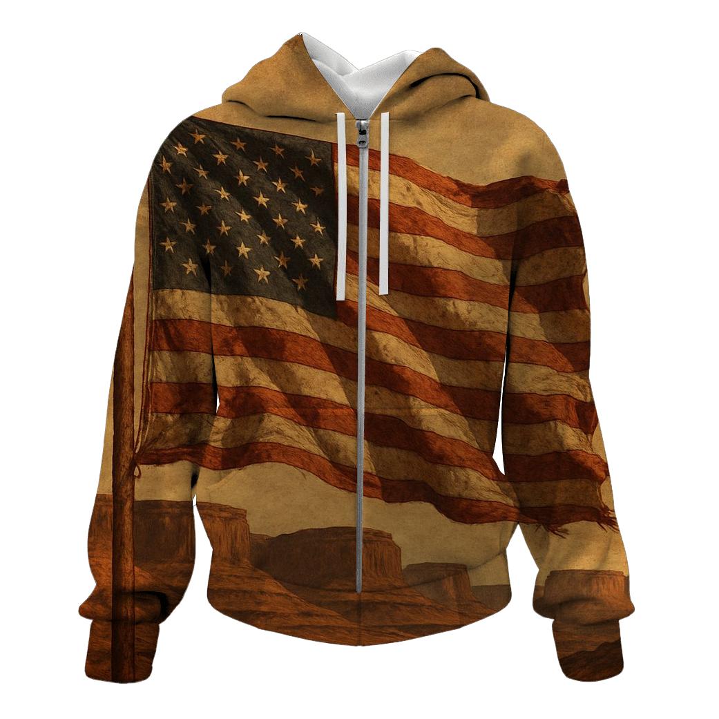 Desert Wind Heritage Banner hoodie styles