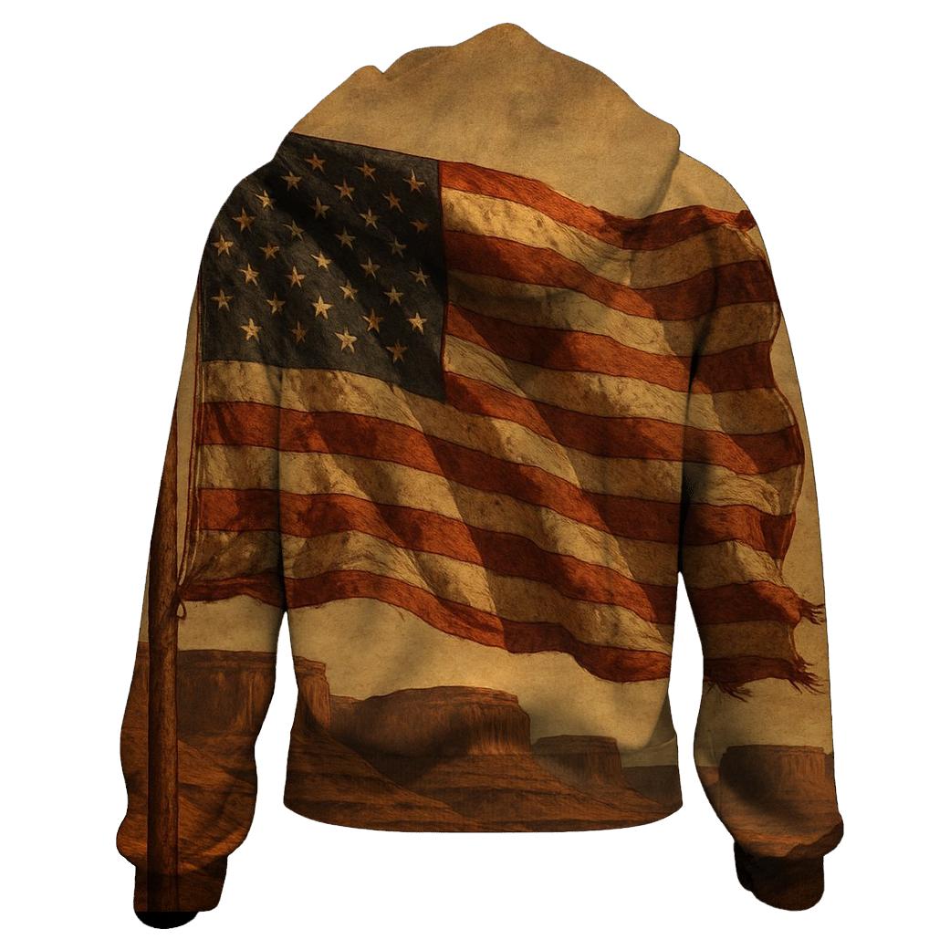 Desert Wind Heritage Banner hoodie styles