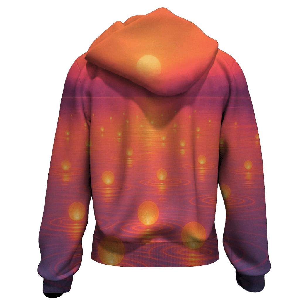 Floating Lantern Lagoon Sundown hoodies fashion
