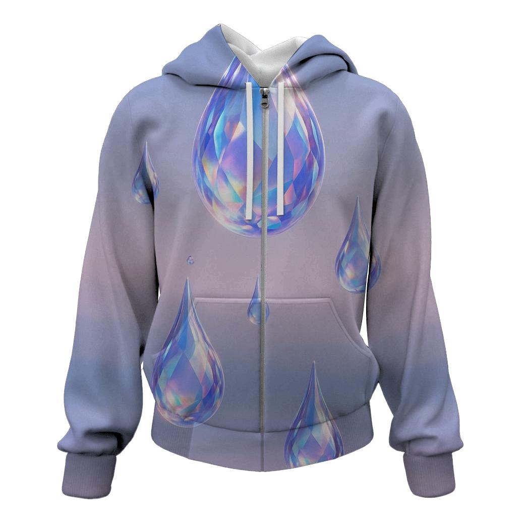Crystal Rain Horizon premium hoodies