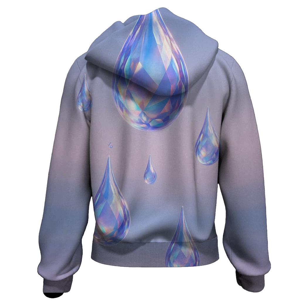 Crystal Rain Horizon premium hoodies