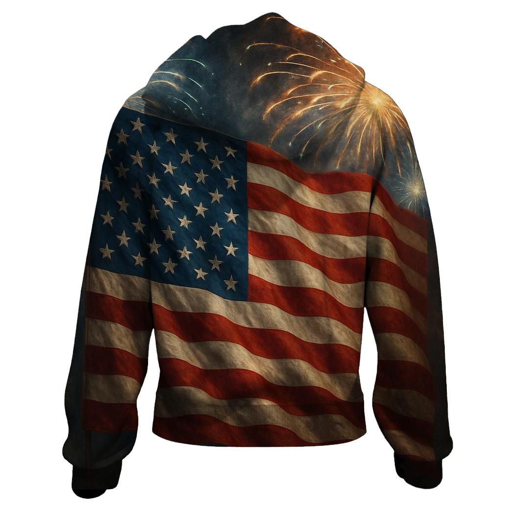 Fireworks Over Velvet Banner designer hoodies