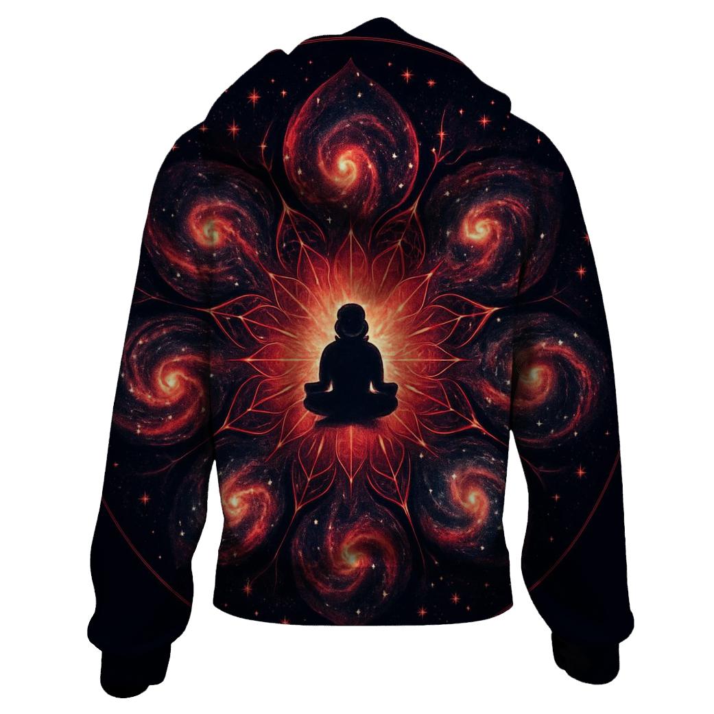 Supernova Bloom Tattoo Mandala printed hoodies