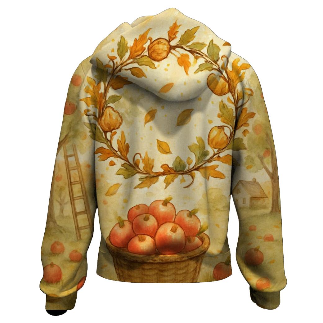 Thankful Orchard Wreath Dance pullover hoodies