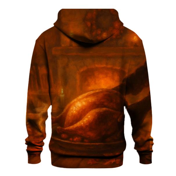 Candlelit Harvest Table Embrace heavyweight hoodies