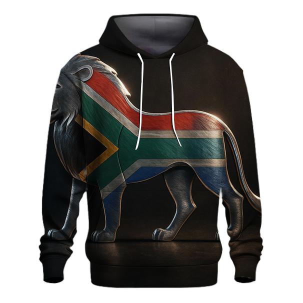 Metal Crest Flag Of South Africa hoodie designs