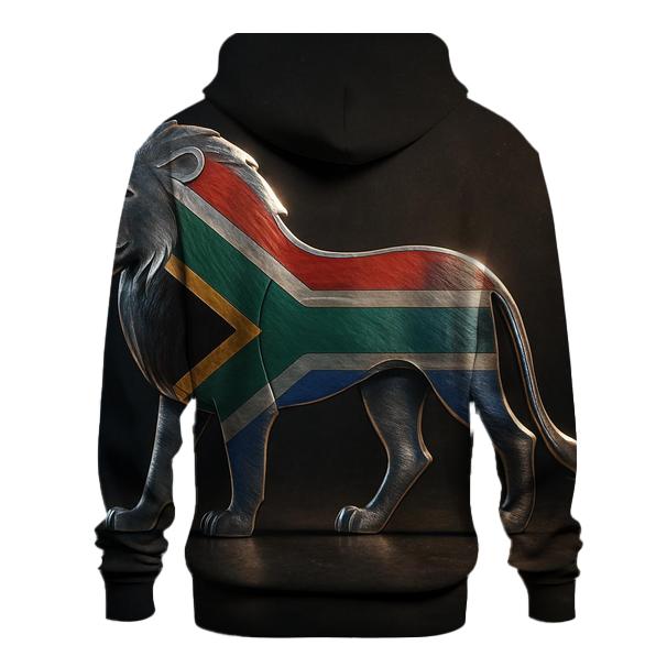 Metal Crest Flag Of South Africa hoodie designs