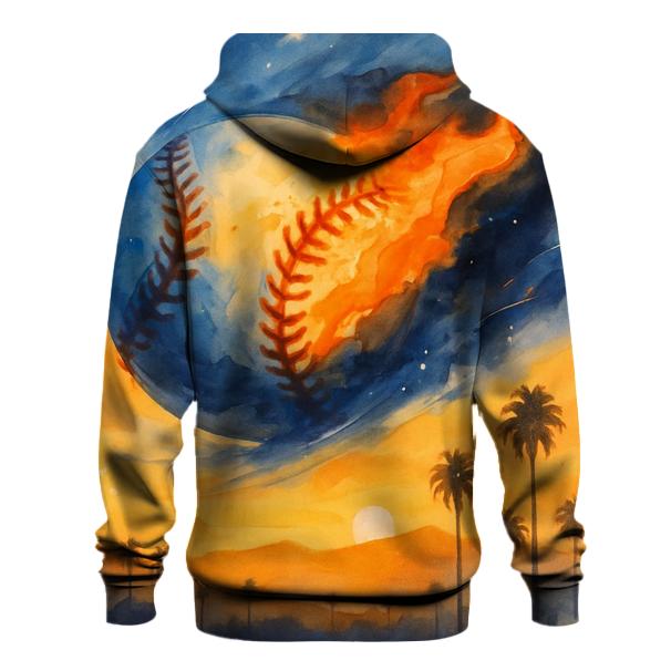 Sunset Seamfire Over Los Angeles zip-up hoodies