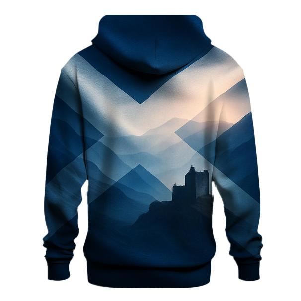 Highland Double Exposure Flag Of Scotland designer hoodies