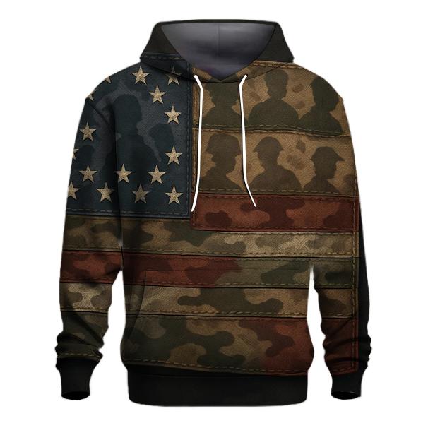 Camouflage Flag Mosaic Of Service custom hoodies