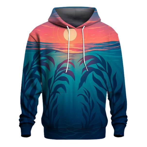 Coral Kelp Cathedral Horizon graphic hoodies
