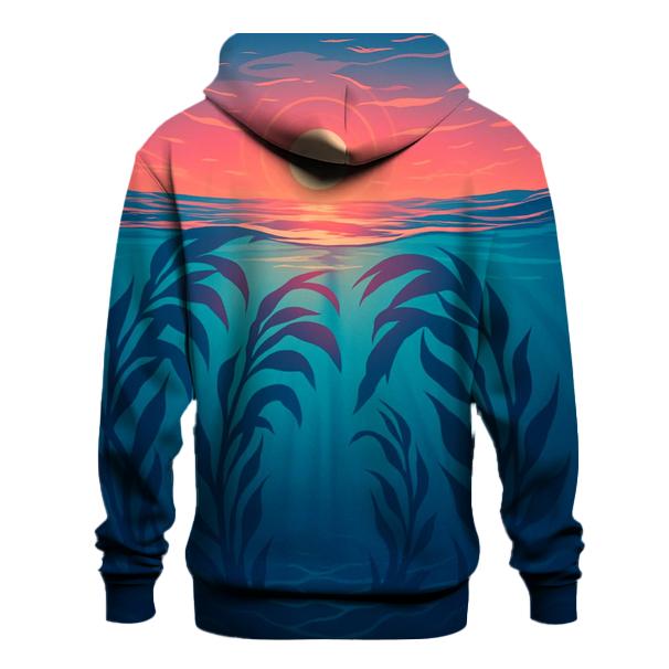 Coral Kelp Cathedral Horizon graphic hoodies