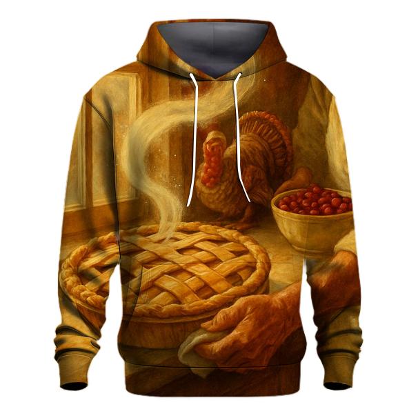 Grandma Pie Window Steam Glow premium hoodies