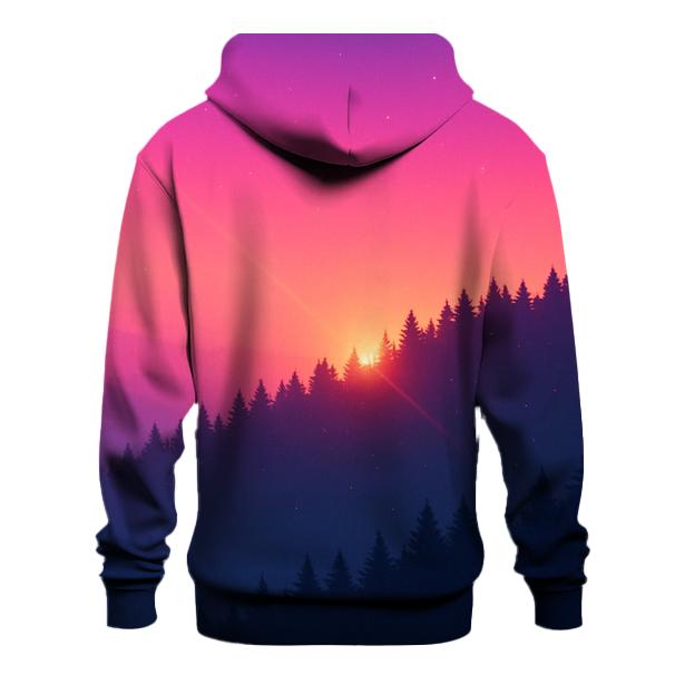 Pine Ridge Emberline Panorama graphic hoodies