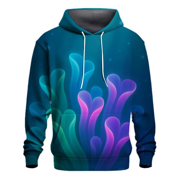 Midnight Bloom Gradient Reef pullover hoodies