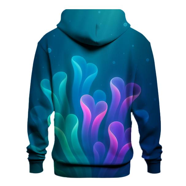 Midnight Bloom Gradient Reef pullover hoodies