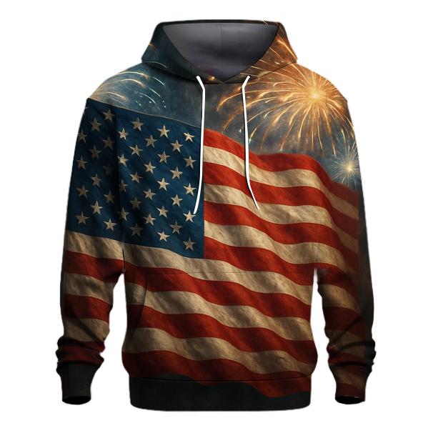 Fireworks Over Velvet Banner designer hoodies