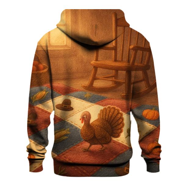 Pilgrim Harvest Quilt Dreamscape graphic hoodies