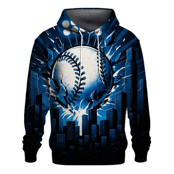 Midnight Skyline Home Run Impact graphic hoodies
