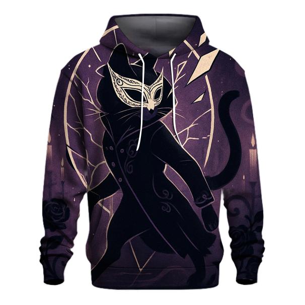 Haunted Mirror Masquerade Cat custom hoodies