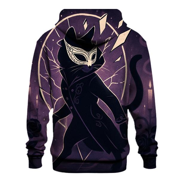 Haunted Mirror Masquerade Cat custom hoodies