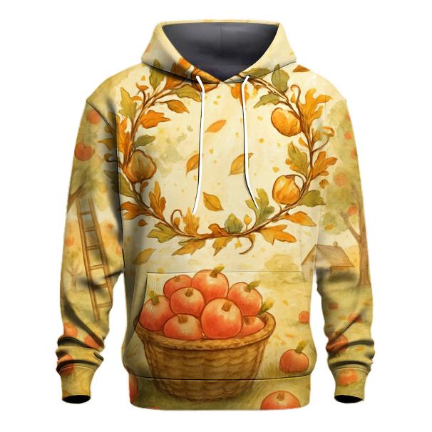 Thankful Orchard Wreath Dance designer hoodies
