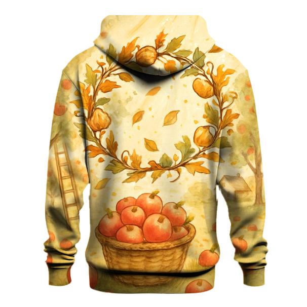 Thankful Orchard Wreath Dance designer hoodies