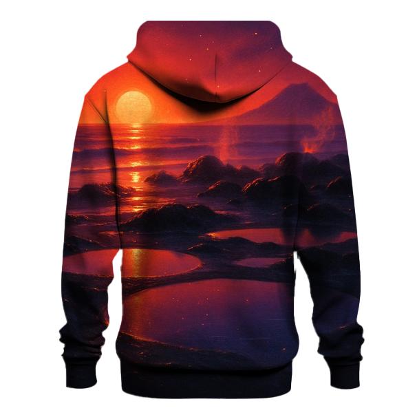 Volcanic Shore Magma Twilight lightweight hoodies