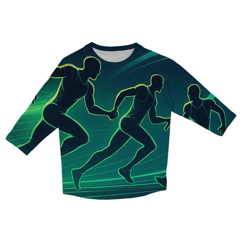 Aurora Sprint Relay cotton quarter sleeve shirts