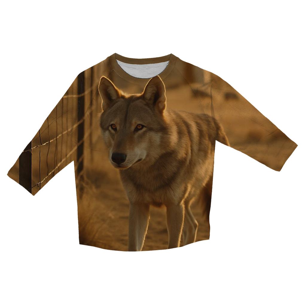 Steppe Wolf And Nomad Fence Line custom 3/4 sleeve shirts