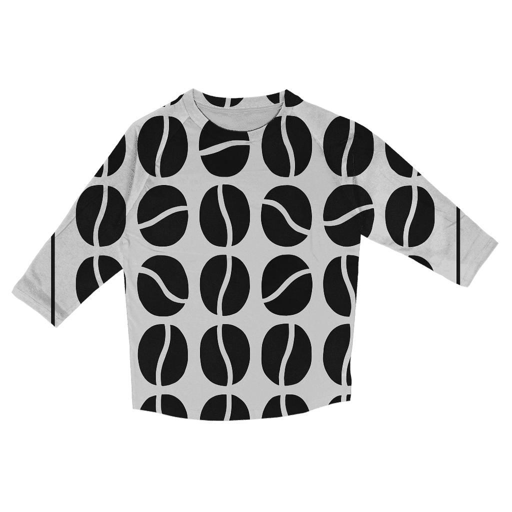 Bean Mosaic Grid stylish quarter sleeve tops