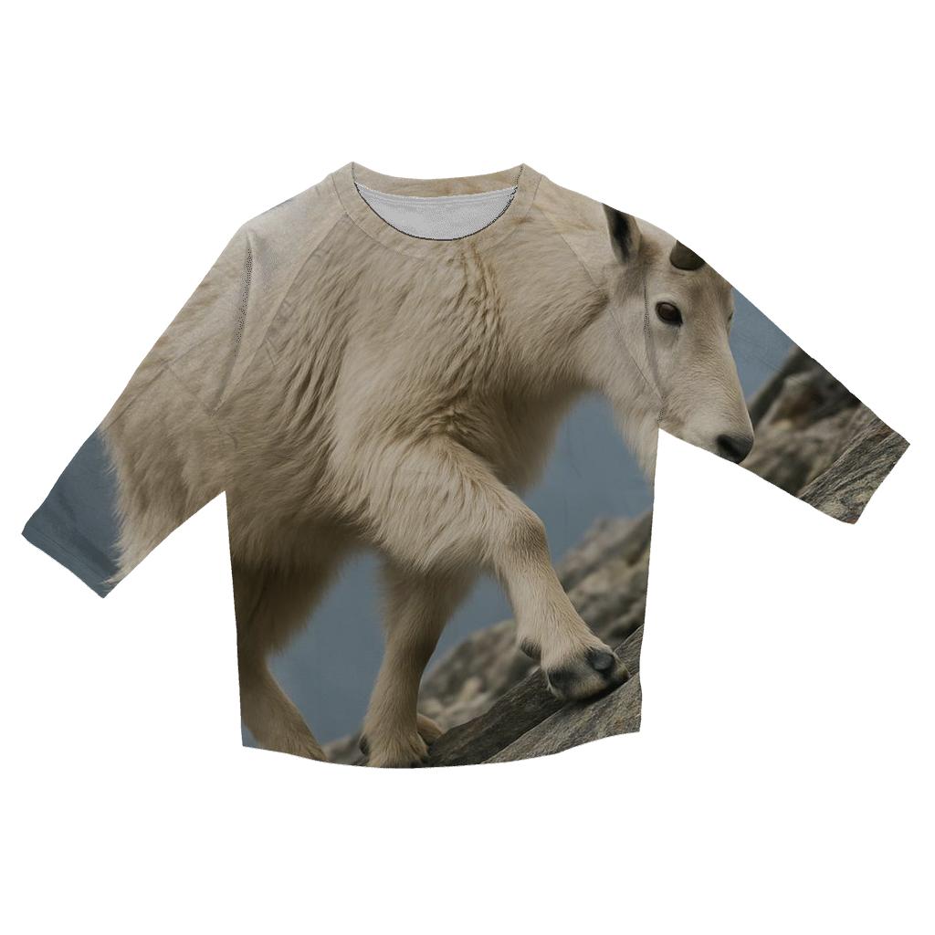 Lichen Step Mountain Goat trendy 3/4 sleeve tops