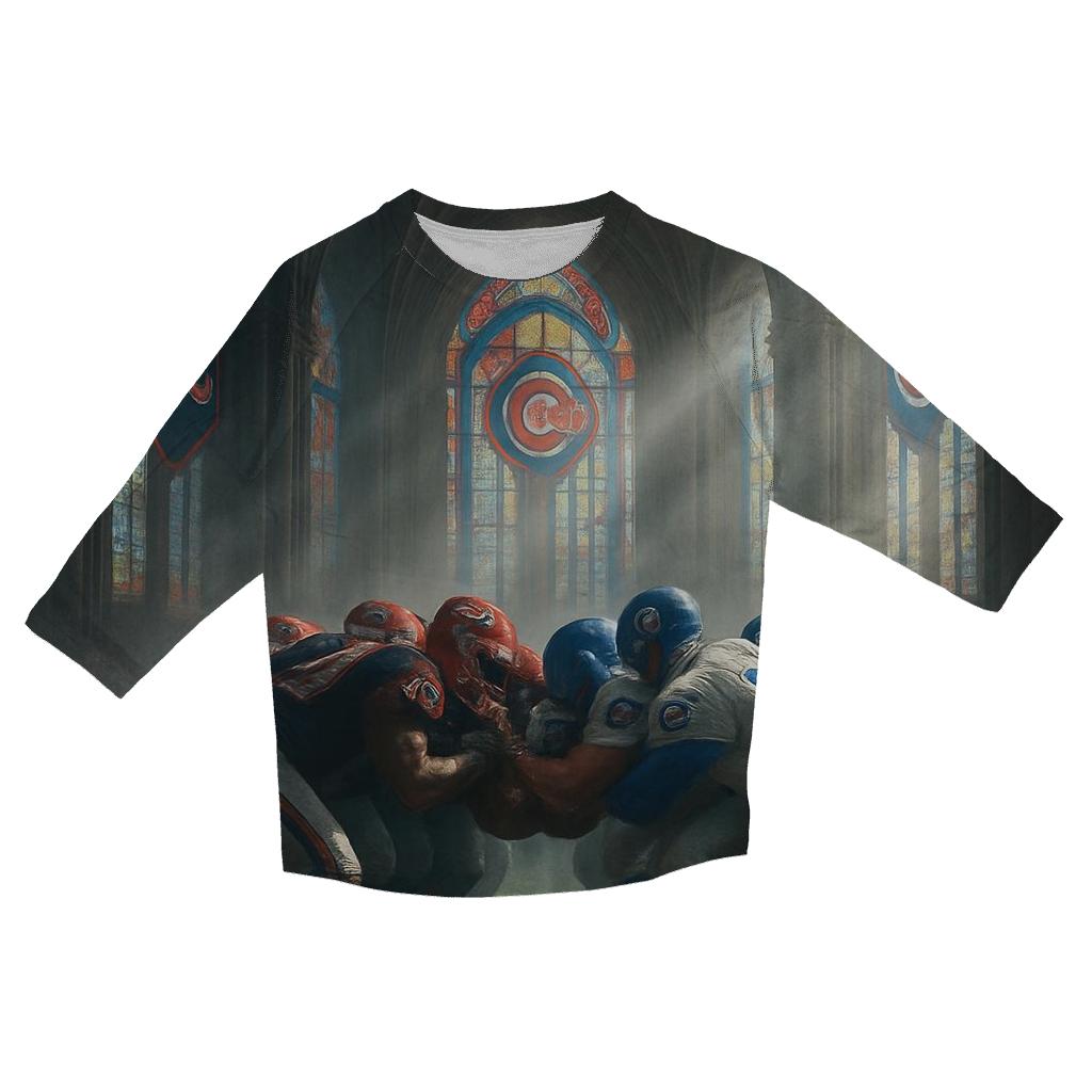 Cathedral Of Cheers Rivalry Scrum fashion 3/4 sleeve shirts