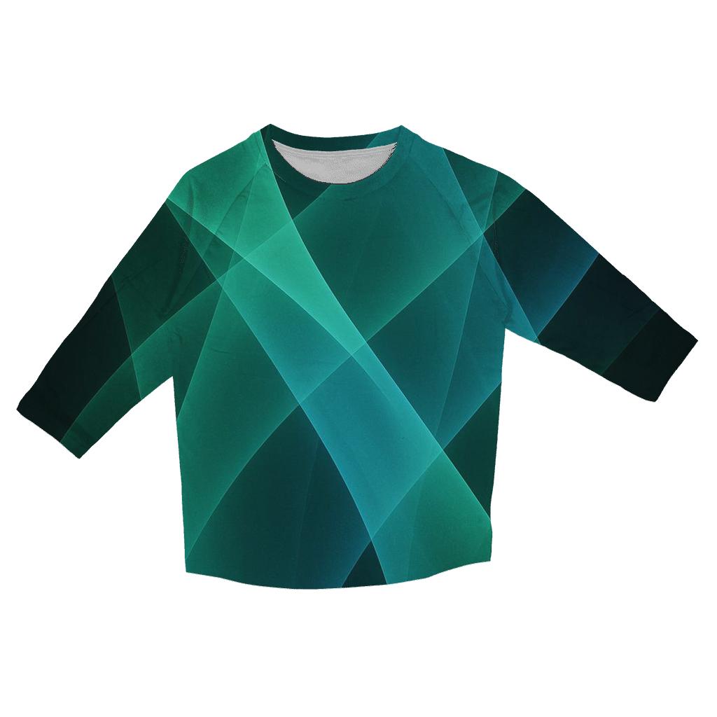 Aurora Veil Lattice cotton quarter sleeve shirts