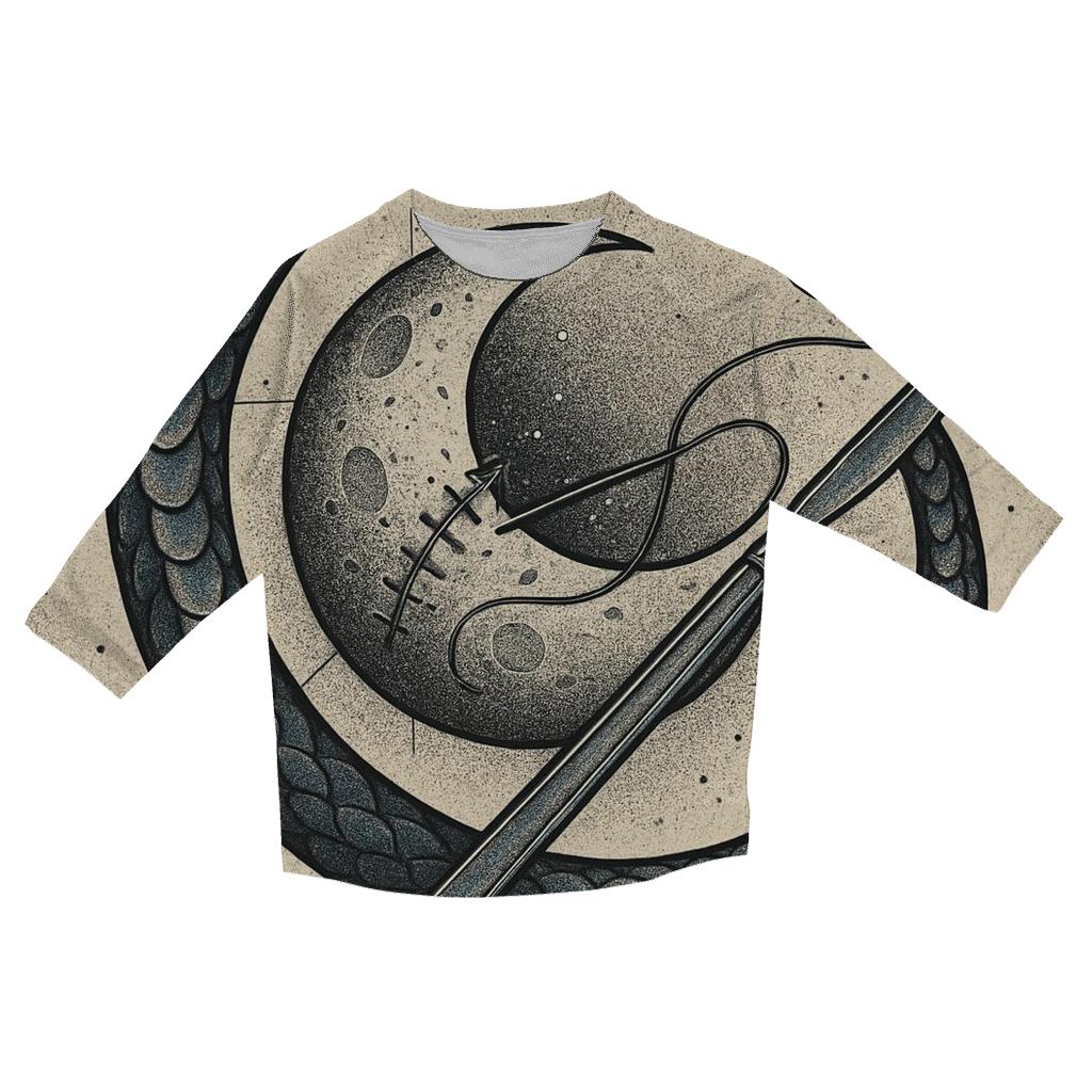 Lunar Surgeon Ouroboros cotton quarter sleeve shirts
