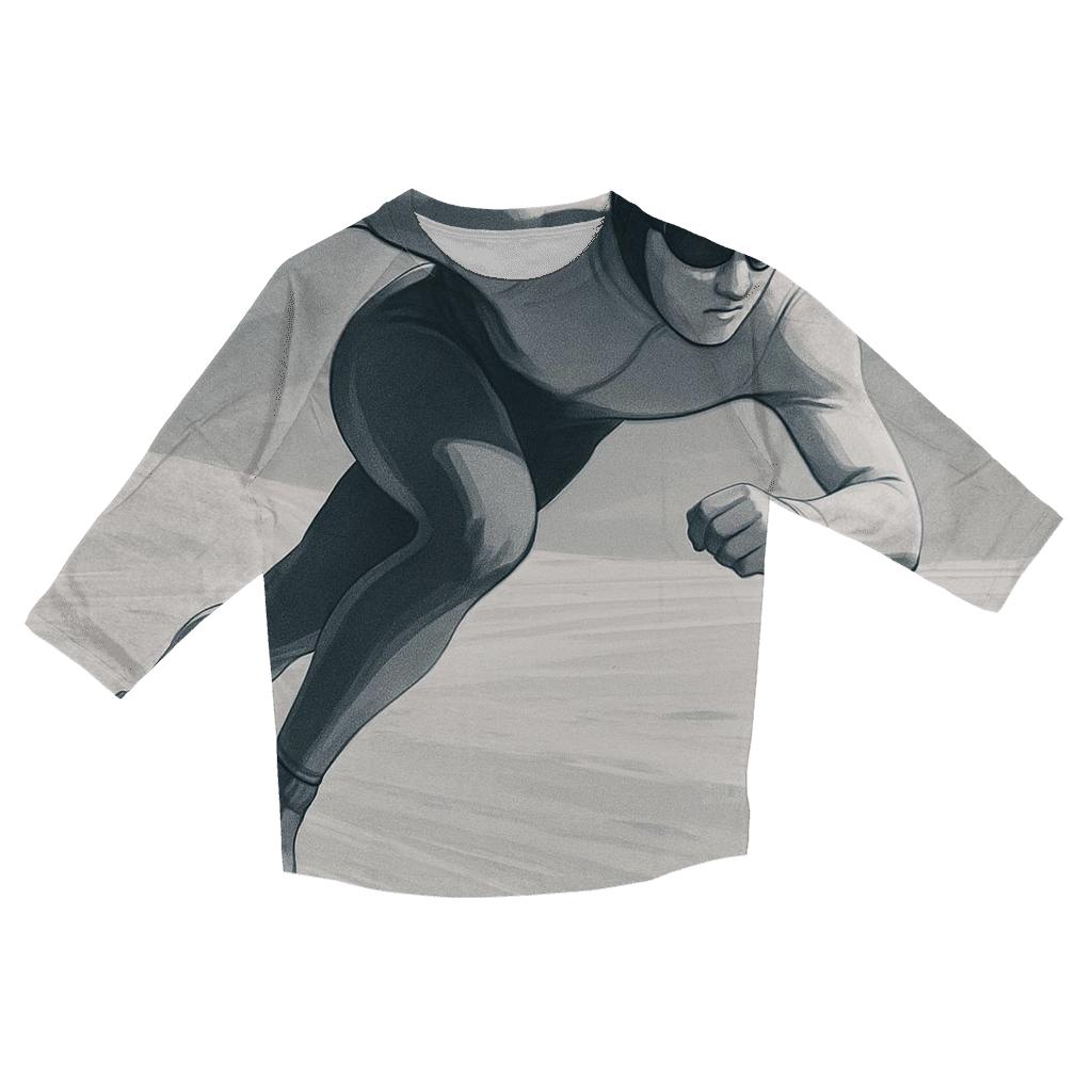 Lunar Ice Speed Skating cotton quarter sleeve shirts