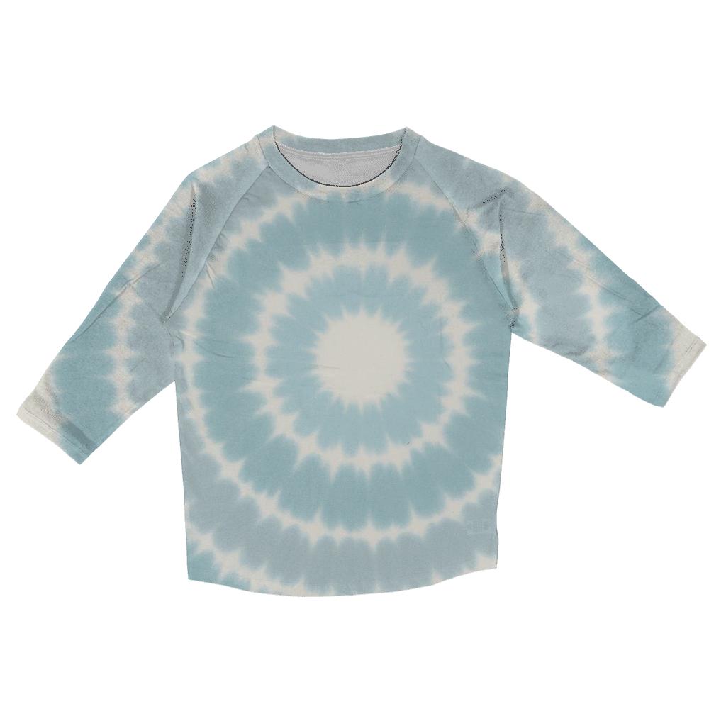 Ice Ring Shibori Ripple Circle personalized 3/4 sleeve tees