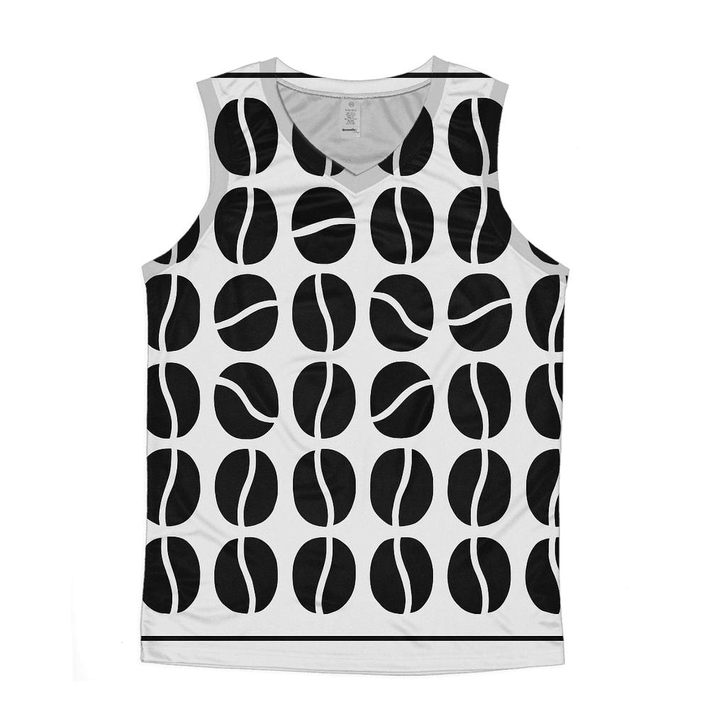 Bean Mosaic Grid designer workout tanks