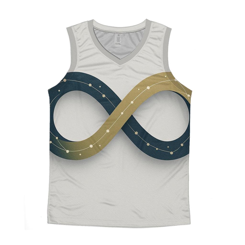 Infinite Loop Constellation Weave personalized athletic tanks