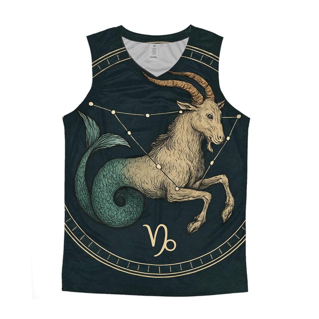Capricorn Sea Goat Solstice Chart casual summer tank tops