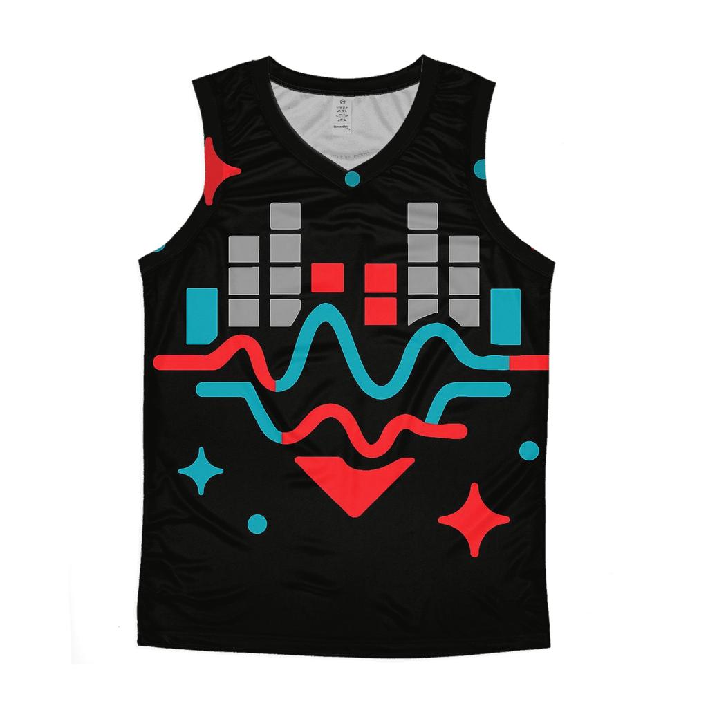 Chrome Heart Beat Equalizer personalized athletic tanks