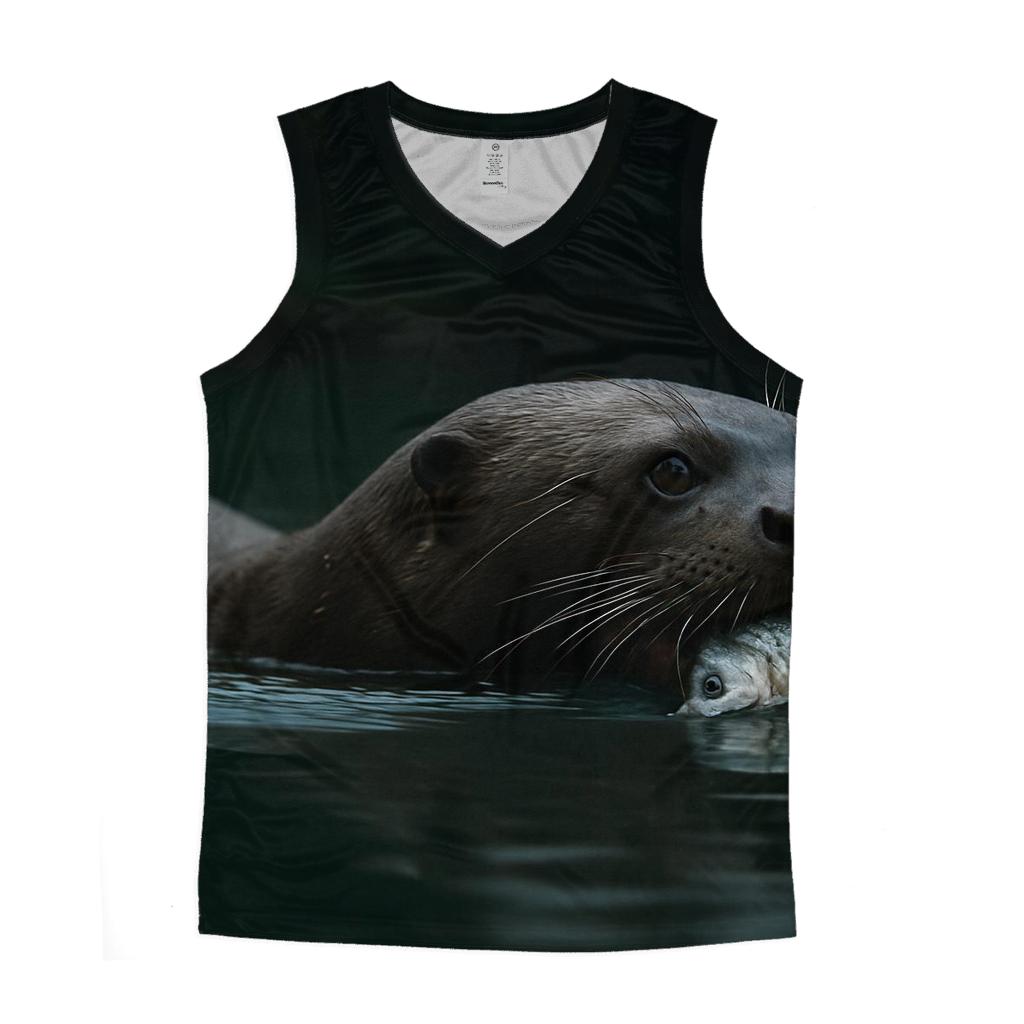 Riverstone Glide Giant Otter cotton sleeveless tops