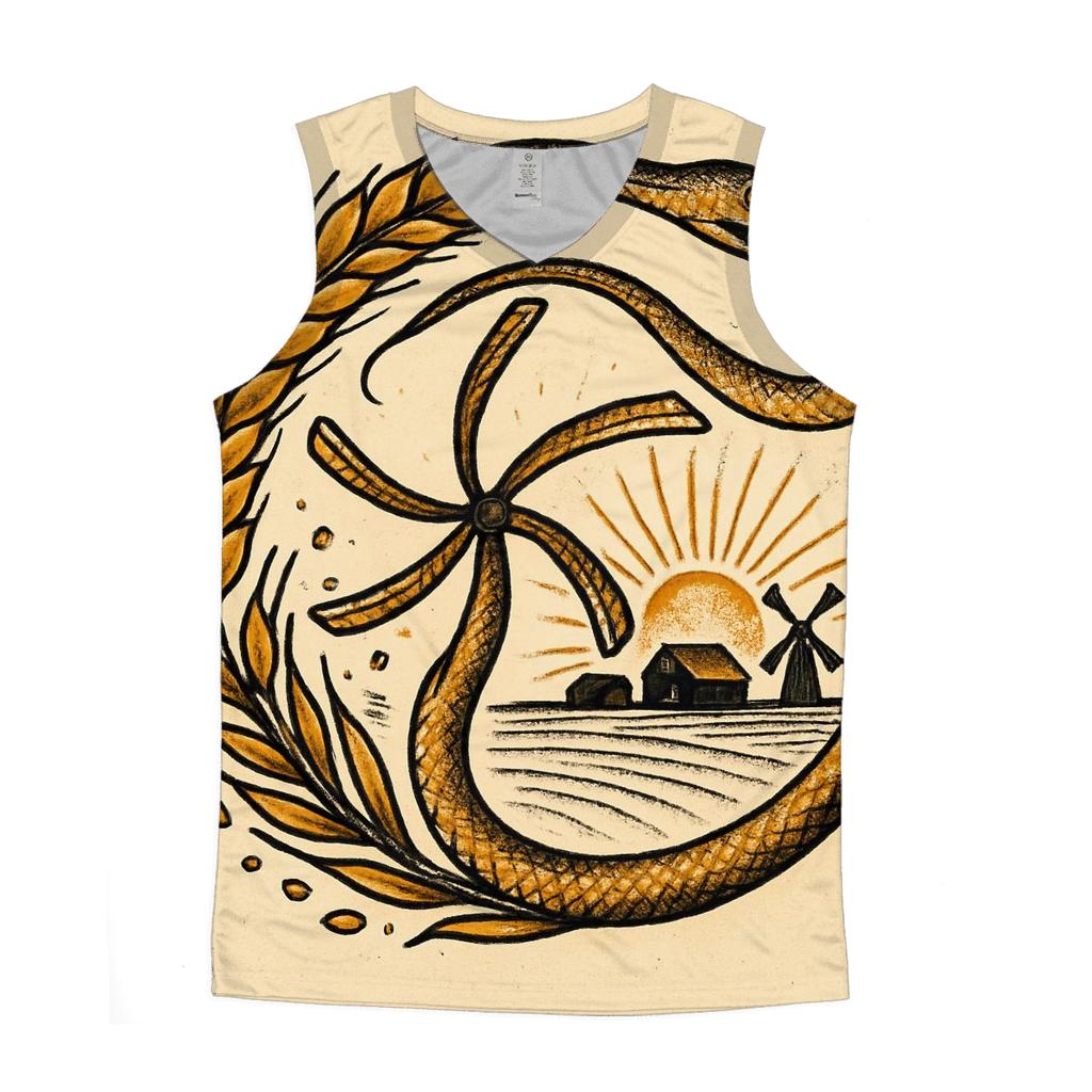 Windmill Grain Ouroboros trendy fitted tank tops