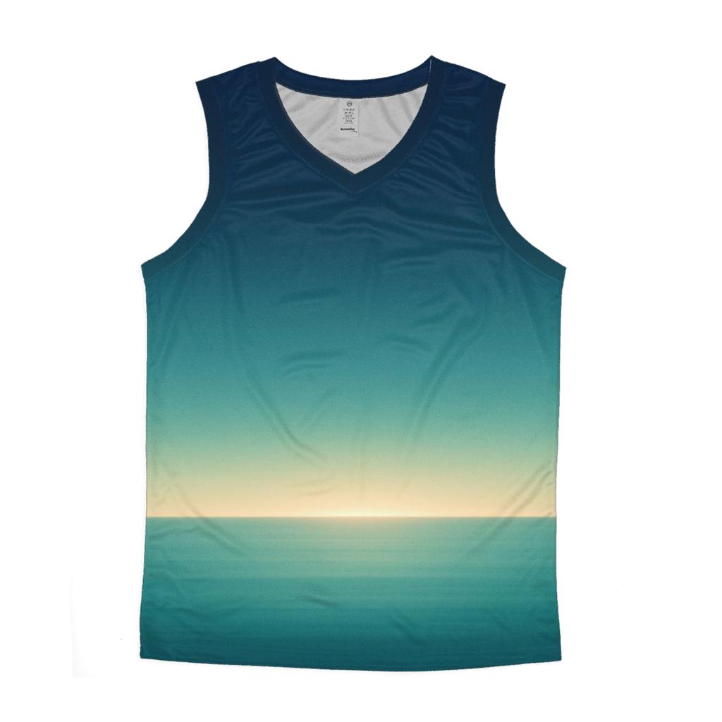 Indigo Mint Horizon Melt personalized athletic tanks