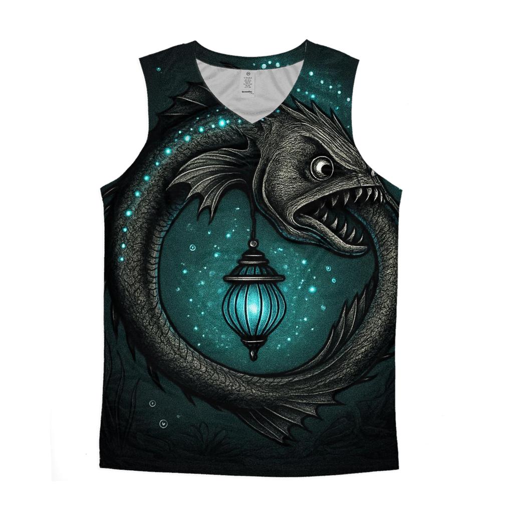 Deep Sea Lantern Ouroboros custom tank tops