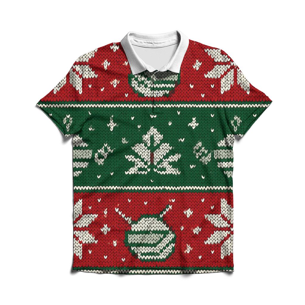 Jolly Satellite Snowflake Band Design stylish collar polo tees