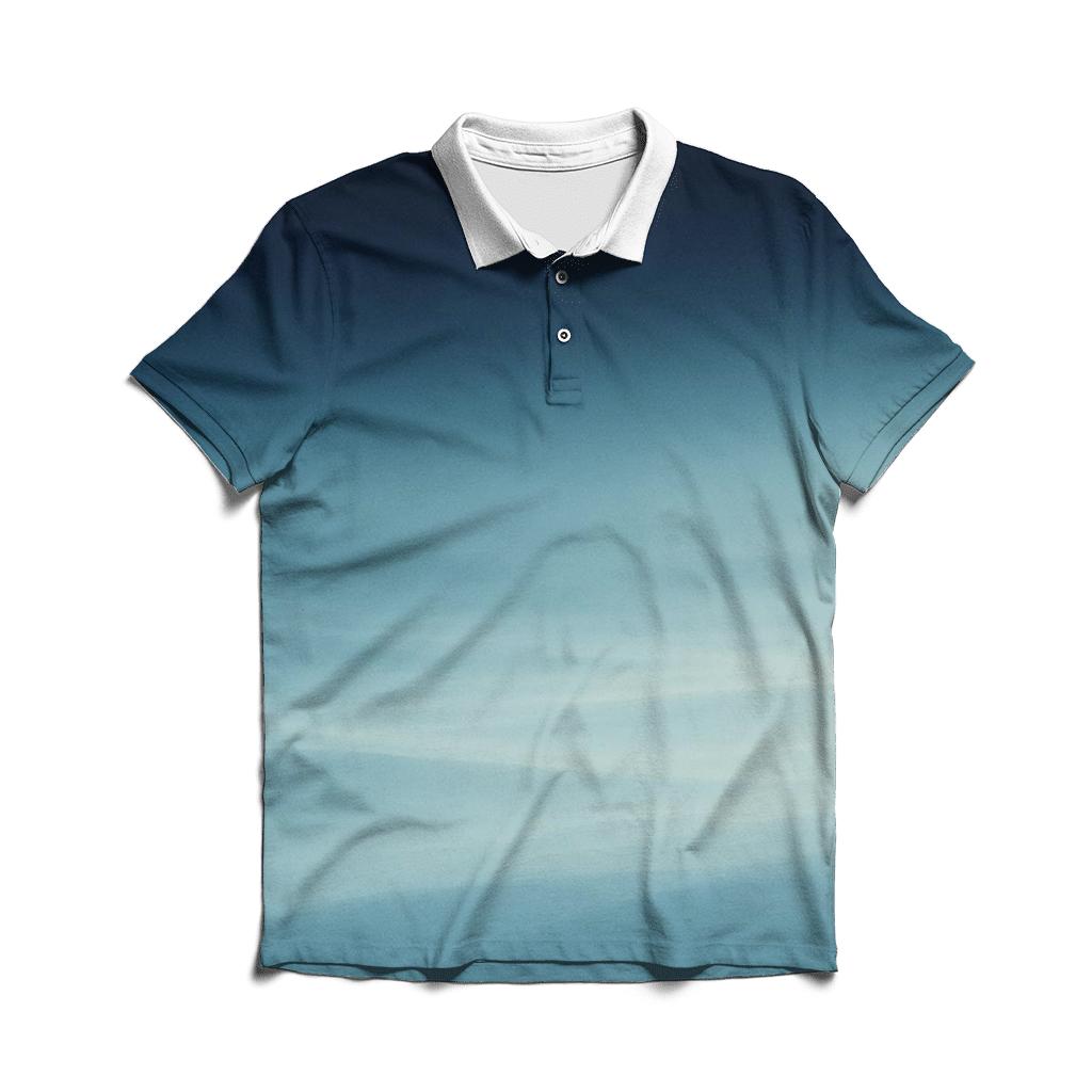 Midnight Glacier Drift classic pique polos